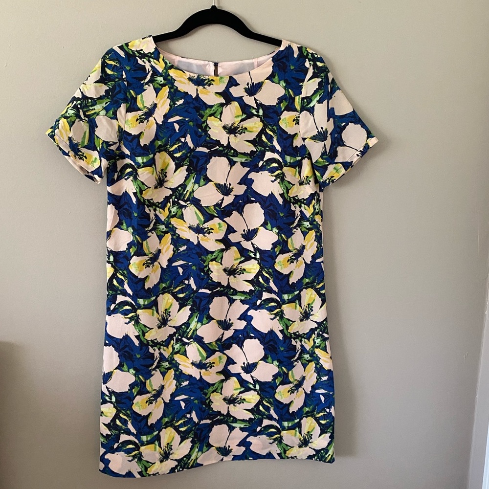 J. Crew Size 2 Floral Shift Dress